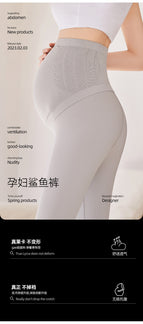 Pregnant Women pants Leggings Thin 2023 Spring and Summer New Maternity Pants Pregnant Weight hold Pants Pregnant Women 6129