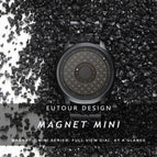 EUTOUR Magnetic ball national wind mechanical black technology men's watch round pin buckle spiral crown watches for women