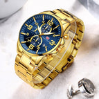 MINI FOCUS Watches Mens 2020 Top Brand Luxury Gold Watch Calendar Waterproof Chronograph Multi Function Business Horloges Mannen