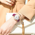 CHENXI women's watch fashion ladies diamond simple watch new waterproof watches women CX-303L leather