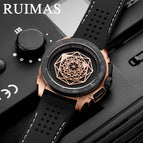 Remus RUIMAS Men's Watch Fashion Trend Sports Waterproof Silicone Quartz Watch 554