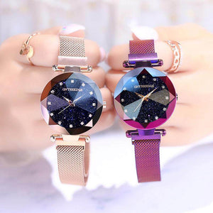 ONTHEEDGE  Watch Luxury Women Magnetic Strap Quartz Watches Waterproof WathcesDress Clock Relogio gift Women watches
