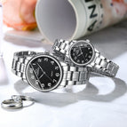 CHENXI Couple Watch Steel Band Men's and Women's Watch Casual Quartz Pair Watch CX-010A