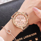 MarthaLi wristwatch large dial Six-pin calendar Wristwatches personalized fashion watchl l ress Watches Female Quartz watch