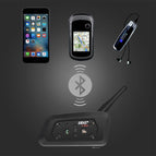 Limited Sale!2PCS/Set EJEAS V6 Pro Helmet Intercom Headset Motorcycle Bluetooth 1200m Interphone Communicator Full Duplex for 6 Riders Waterproof IP65