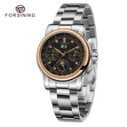 New Forsining Design Women's Fashion Casual Multi-Functional Shanghai Movement Automatic Mechanical Watch SLZe258
