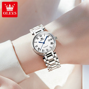 OLEVS New women's Watch fashion simple quartz watch waterproof calendar lady student watch 5575