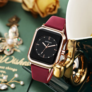 New arrival artistic luminous quartz watches women's net red fashion silicone small square watch women's watch