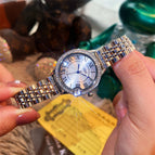 VISDAM New Watch Women's Balloon Women's Watch Full Diamond Quartz Watch Belt Women's Watch Retro Roman Live Broadcast