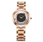 GUOU 8039 Women's Watches Luxury Ladies Watch Rich Rose Gold Rhinestone Bracelet Watches Waterproof watch