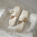 Slippers women's 2022 spring and summer new women's head buckle all-match sandals women's outer wear Muller shoes