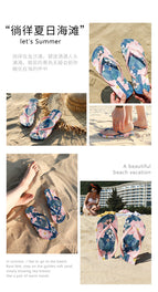 Hotmarzz new flip-flops women's summer wear all-match non-slip beach flip flops