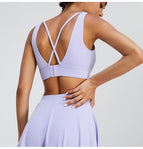 New High-Strength Sports Bra Underwear Women Seamless running dancing Yoga Vest Beauty Back Fitness Bra top