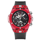 KIMSDUN Silicone strap Fashion Simple Transparent Multifunctional Waterproof Couple Watch Student Quartz Watch K-719D