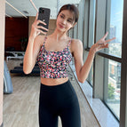 2023 NEW women Yoga vest sports beautiful back running fitness bra gather trainning dancing sports Top lady 915+183