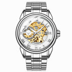 Fngeen Men's and Women's Automatic Mechanical Watch Mesh strap Fashion waterproof casual watch 0020