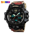 SKMEI Luxury Denim Style Sports Watches Men Fashion Digital Quartz Watch Waterproof Casual Military Wrist Watch Clock