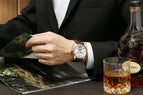 KINYUED Swiss Automatic Skeleton Tourbillon Mechanical Watch Men's Classic Mechanical Watch JYD-J012