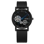 Men's Watch Fashion Temperament Women's Watch Silicone Band Quartz Watch Women's Watch Student Watch S535