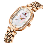 Reward new women's watch Elegant Lady Watch Diamond Quartz waterproof steel Watch
