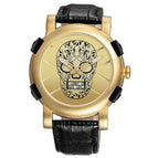 SKONE Watch for men Simple fashion unique special design Men's Watch Skull Round Quartz Watch Men 9479