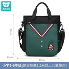 Primary and secondary school students tuition bag messenger bag boys and girls one-shoulder training class schoolbag hand-held diagonal dual-use 2803