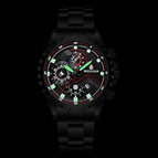 WEIGUAN 202Mens Watches Luminous Waterproof Stainless Steel Watch Quartz Men Date Calendar Business Wristwatch