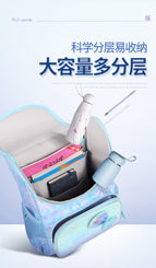 Children's schoolbags ridge protection girls primary school students tie-dye light backpacks FP8580
