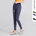 Women's Long Leggings High Waist Elastic Quick Dry Pants running fitness sports yoga pants K951