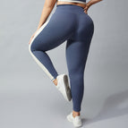 2023 plus Size New Yoga Pants Women's No Embarrassment Line High Waist Hip Lift Stretch Fitness Sports Pants KK116