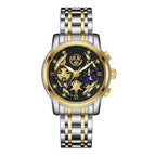 WWOOR 8864-2 Hollow Sheet Trendy Business Men's Watch Waterproof Fashion Quartz Men's Watch 8864-2