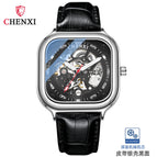 CHENXI Square fashion new automatic mechanical watch men's waterproof business men's casual watch CX-8810A