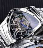 2022 New Forsing Men's Fashion Casual Hollow out Wristwatch Automatic Mechanical Watch