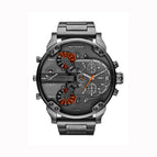 LEEMOON Large Size Fashion Trendy Personality Large Dial Leisure Alloy Steel BandQuartz Leisure DZ Watch Big Watch