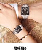 CHENXI Couple Watch Casual Calendar Quartz Watch Men and women Casual fashion Watch 079A Calendar