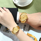 CHENXI Men and women watch Diamond Gold Business Watch Couple's Watch fashion casual quartz watch CX-050A