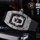Women's watch Diamond-Encrusted Quartz Watch Barrel-Shaped Red Lip Series Fashion Watch in Stock 1615