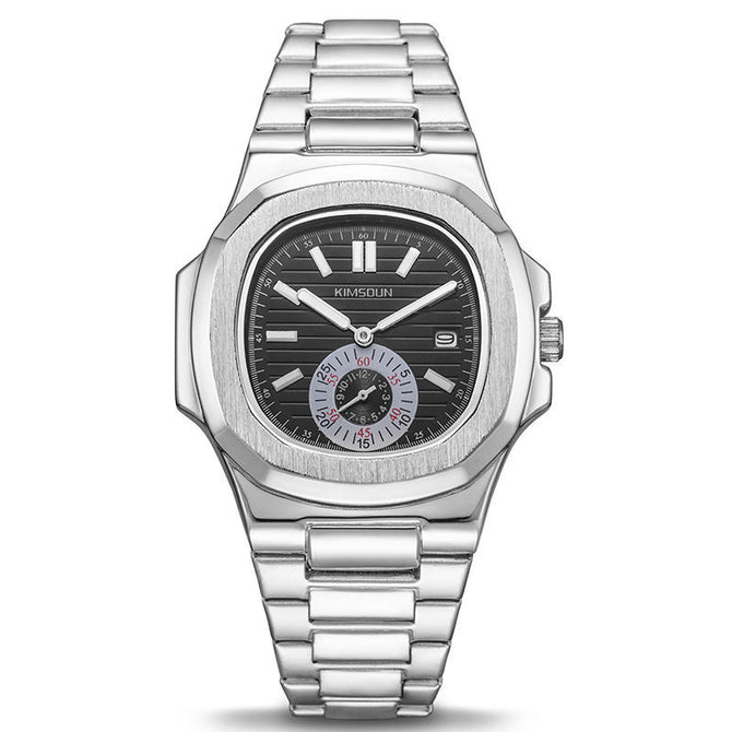 KIMSDUN Stainless Steel Men's Watch Fashion Waterproof Quartz Watch Men's Watch K-922D