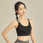 Yoga sports Bra Cross Beauty Back Exercise women Summer New Medium Tenacity Yoga Fitness Running running dancing Spaghetti Strap Sports Bra