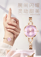 New Waterproof Ladies Watch Quartz Watch Schoolgirl Simple Bracelet Watch K-8098L