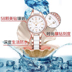 Watch New Ceramic Ladies Watch Inlaid Brick Fashion Waterproof Hot Selling Ladies Quartz Watch s034
