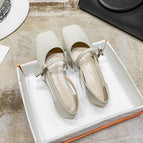 Sandals 2022 new fashion sandals women's hollow flat bottom square toe single shoes women's A168-6