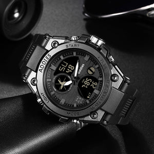 Men's Watch Sports Electronics Clock Digital Outdoor Casual Wrist Watch LED Luminous watch