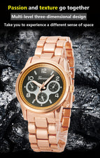 PINTIME Men and Women Fashion Waterproof Quartz Watch Business Casual Watch 2023