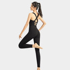 One piece yoga suit new 2023 lady sports skinny comfortable breathable quick drying sport running yoga fitness yoga jumpsuit ENY252