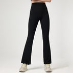 High Waist Hip Lift Slim Flare Pants Women's Fitness Yoga Sports Dance Drape Wide Leg Trousers Summer YC024