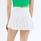 Sports Short Skirt Yoga Clothes Summer Women Running Pleated Tennis Skirt Clothes Anti-Exposure Backing Culottes DS173