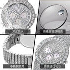 Pintime men's watch Starry Watch Small Three-Pin Large Hoop Sports Waterproof Quartz Watch PT007
