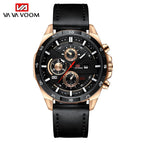 Va Va Voom Men's watch Waterproof Steel strap Business Sports men's Calendar quartz Watch VA-216G