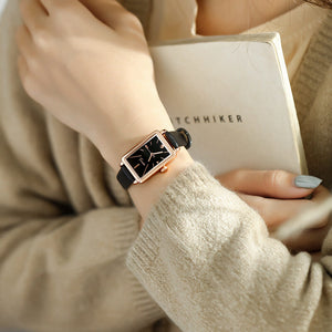 EAVANLIN New Women's Watch Retro Women's Simple Belt Women's Watch Ins Style Watch Women rose gold watch